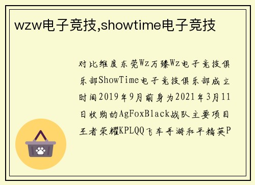 wzw电子竞技,showtime电子竞技